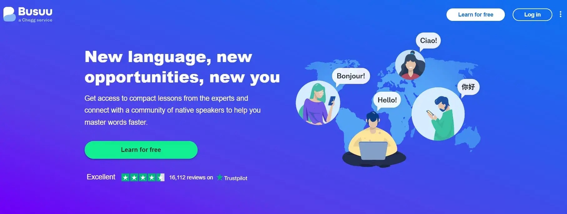 busuu 网站首页
