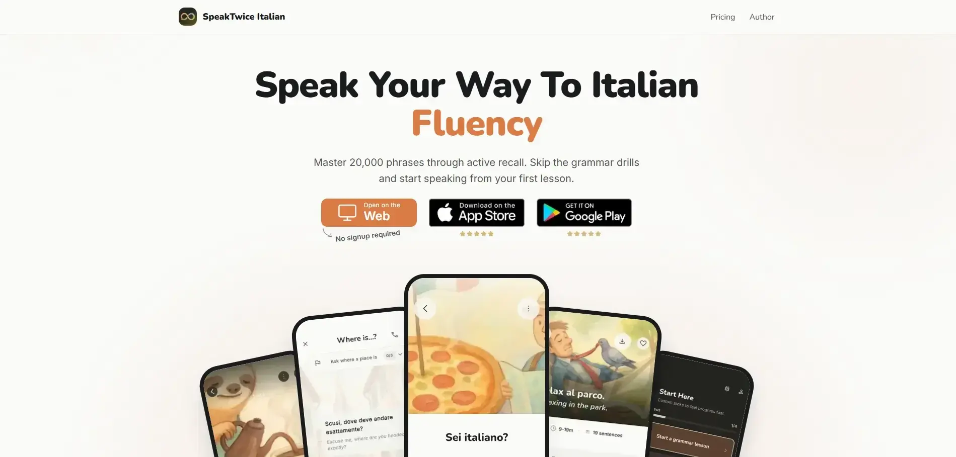 speaktwice nach Hause