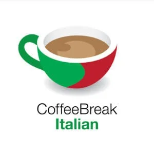 koffiepauze Italiaans beoordelingslogo