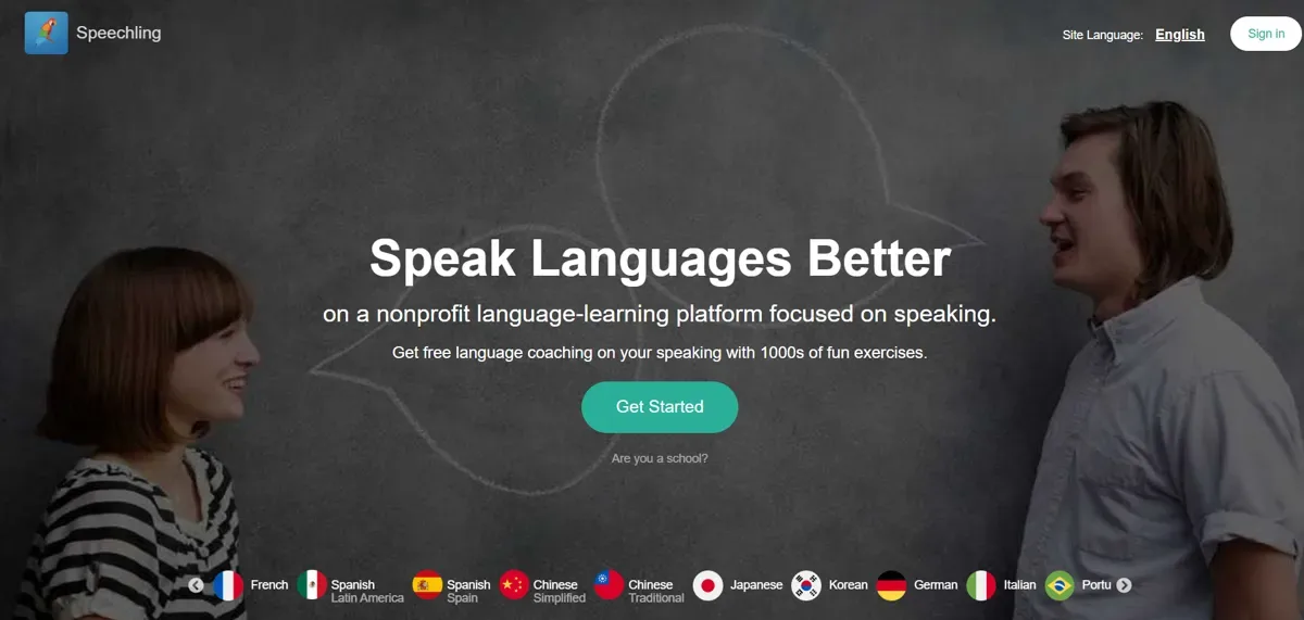 speechling home